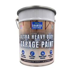 One Coat - Ultra Heavy Duty Primerless Garage Floor Paint - 5 Litres - White - Green - Light Grey - Brown - Anthracite