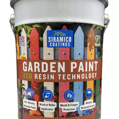 Garden Paint – 5 Litres - Eco Resin Premium One Coat Garden Paint for Garden Furniture
