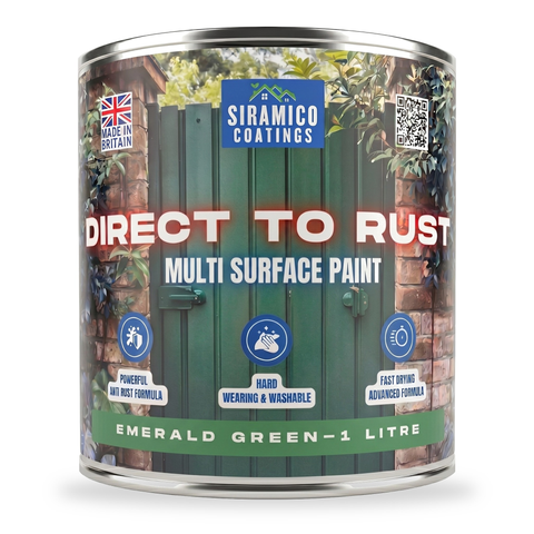 Direct To Rust – Multi Surface Satin Paint | 1L | Primer, Undercoat & Topcoat in One | 9 Colours