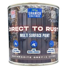 Direct To Rust | 1 Litre - Satin | Siramico Coatings