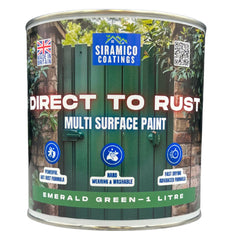 Direct To Rust | 1 Litre - Satin | Siramico Coatings