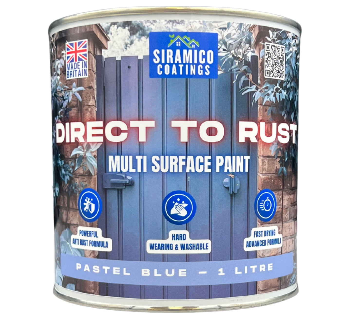 Direct To Rust | 1 Litre - Satin | Siramico Coatings