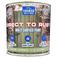 Direct To Rust | 1 Litre - Satin | Siramico Coatings