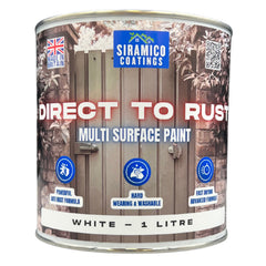 Direct To Rust | 1 Litre - Satin | Siramico Coatings