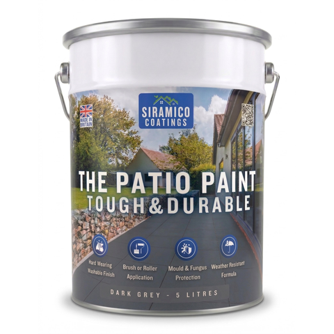 Patio Paint – One Coat Anti-Slip | 5L | Concrete, Stone & Brick