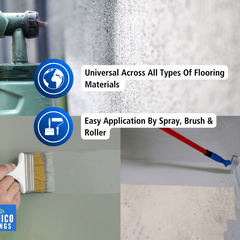 One Coat Anti-Slip Floor Paint | 1 - 5 Litres I Waterbased, Quick Drying Formula | Black - Dark Grey - Mid Grey - Light Grey - White