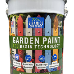 Garden Paint – 5 Litres - Eco Resin Premium One Coat Garden Paint for Garden Furniture