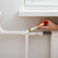 Siramico | Non Yellowing Radiator, Hot Pipe & Towel Rail Paint | Satin White 500ml 1 Litre & 2.5L