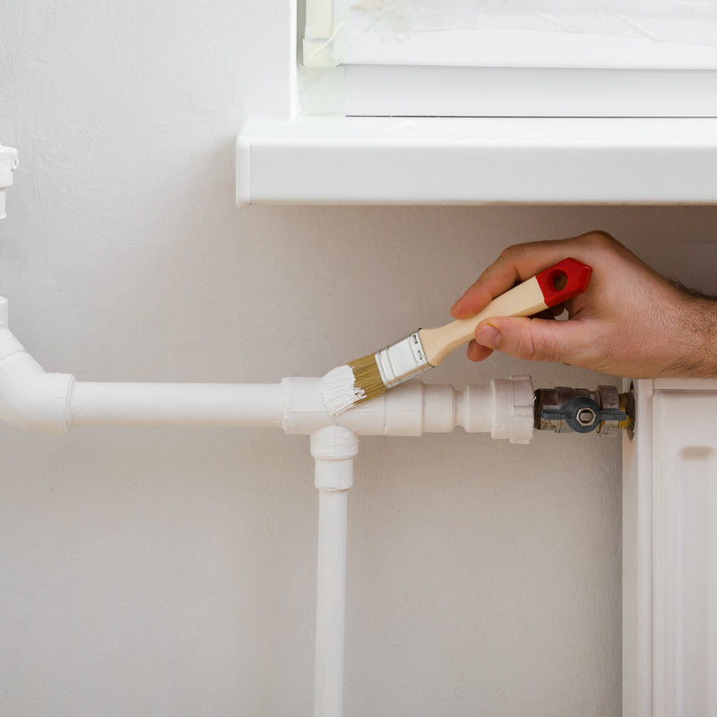 Siramico | Non Yellowing Radiator, Hot Pipe & Towel Rail Paint | Satin White 500ml 1 Litre & 2.5L