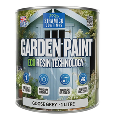 Garden Paint – 1 Litre - Eco Resin Premium One Coat Garden Paint for Garden Furniture