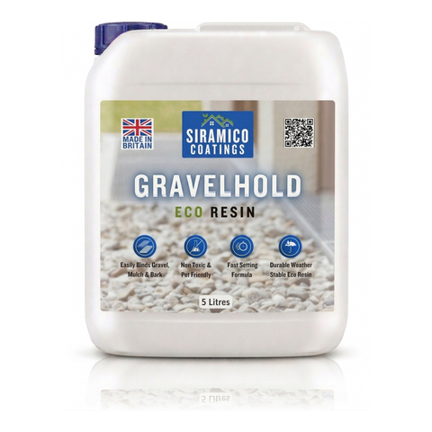 Gravelhold ECO Resin Glue – Gravel & Mulch Binder | 5L | Pet Safe & Permeable
