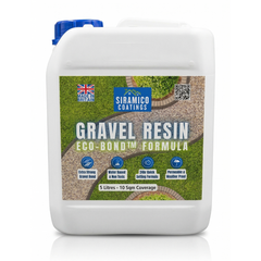 GRAVEL RESIN ECO-Bond™ | 5 litres | Premium Glue Binder Holder for Gravel, Stone, Bark, Rubber & Mulch for Landscaping Borders, Patios & Garden Paths. Non Toxic & Pet Friendly
