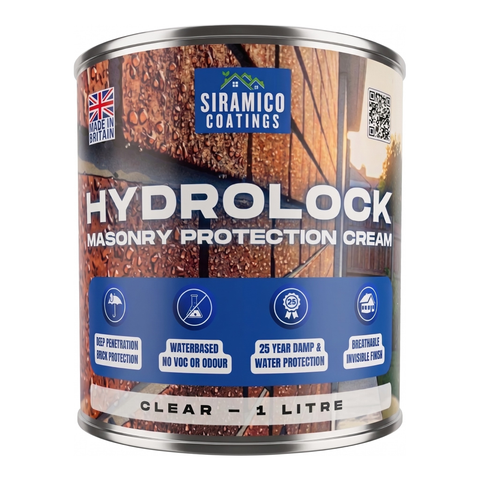 HydroLock Masonry Protection Cream – Clear Brick Waterproofing | 1L to 20L