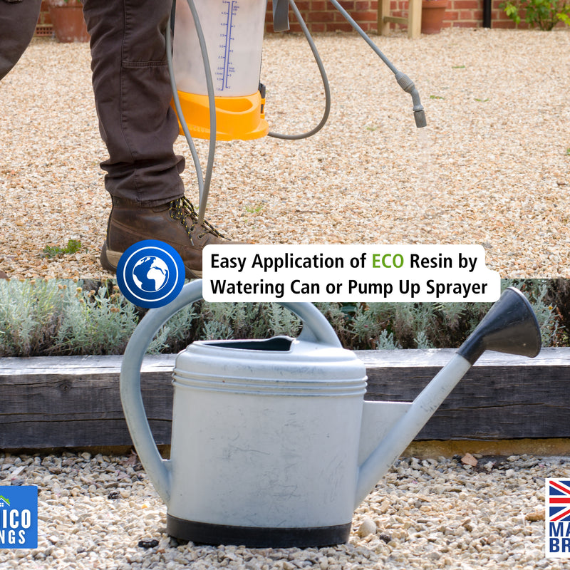 GRAVELHOLD ECO Resin Glue | 500ml Trigger Spray | Waterbased Binder for Gravel Stones and Mulch on Pots, Borders, Patios & Garden Paths. Non Toxic & Pet Friendly