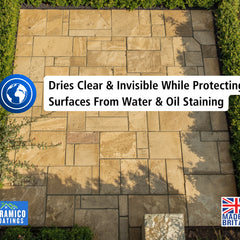 Indian Sandstone Sealer 5L I Patio, Natural Stone Sealer, Driveway & Path Sealant I Waterproof & Weatherproof Protection up to 10 Years