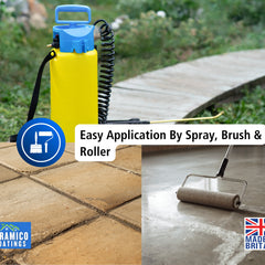 Indian Sandstone Sealer 5L I Patio, Natural Stone Sealer, Driveway & Path Sealant I Waterproof & Weatherproof Protection up to 10 Years