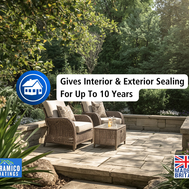 Indian Sandstone Sealer 5L I Patio, Natural Stone Sealer, Driveway & Path Sealant I Waterproof & Weatherproof Protection up to 10 Years