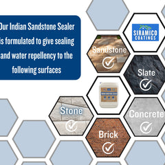 Indian Sandstone Sealer 5L I Patio, Natural Stone Sealer, Driveway & Path Sealant I Waterproof & Weatherproof Protection up to 10 Years