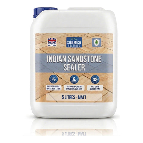 Indian Sandstone Sealer – One Coat Matt Patio Sealer | 5L Covers 50m² | Up to 10 Years Protection