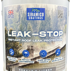 Leak-Stop™ Rapid Roof Repair | Grey 1 Litre or 2.5 Litres | Leak Prevention Solution
