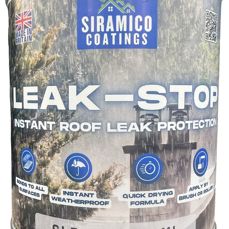 Leak-Stop™ Rapid Roof Repair | Clear - 0.5, 1 & 2.5 Litres | Instant Leak Prevention Solution