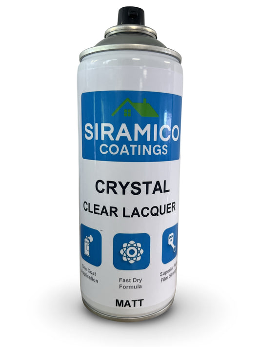 Crystal Clear Lacquer | Matt 400ml Aerosol | Multi-Surface Protection