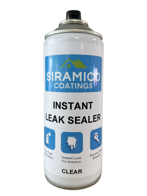 Instant Leak Sealer | Black, Grey, White & Clear - 400ml | Aerosol Spray