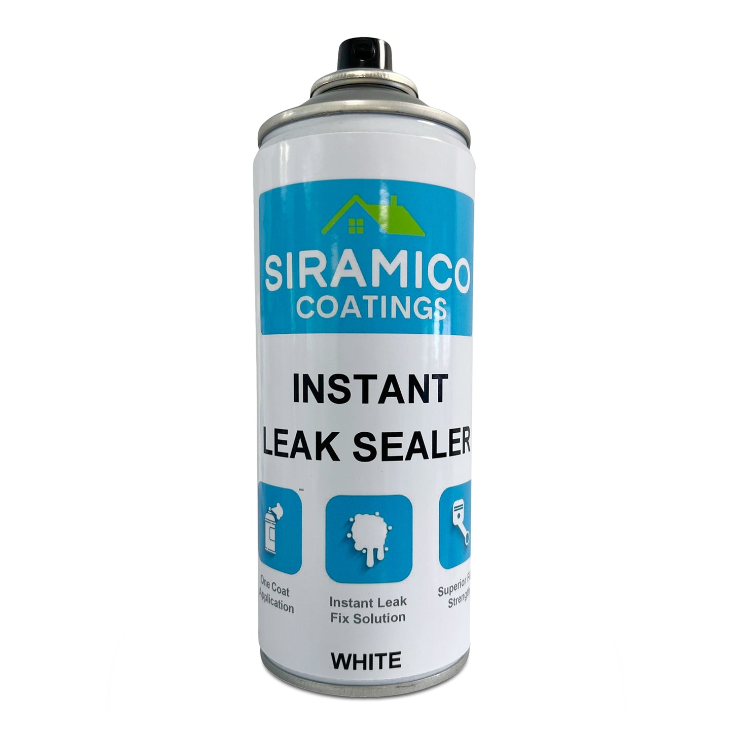 Instant Leak Sealer | Black, Grey, White & Clear - 400ml | Aerosol Spray