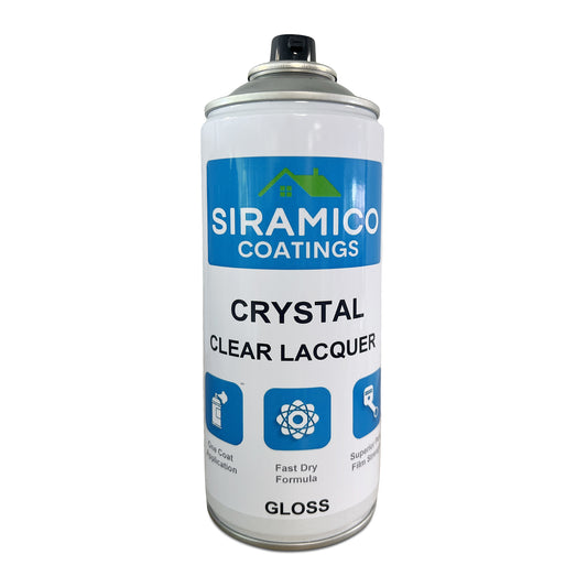 Crystal Clear Lacquer | Gloss, Satin & Matt - 400ml Aerosol | Multi-Surface Protection