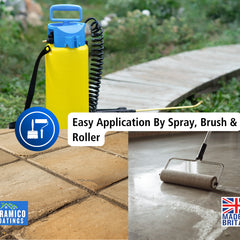 Natural Stone Sealer 5L I Water-Based Stone Impregnator & Sealant I Breathable Patio Sealer for Sandstone, Limestone, Granite, Slate & Concrete
