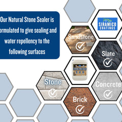 Natural Stone Sealer 5L I Water-Based Stone Impregnator & Sealant I Breathable Patio Sealer for Sandstone, Limestone, Granite, Slate & Concrete