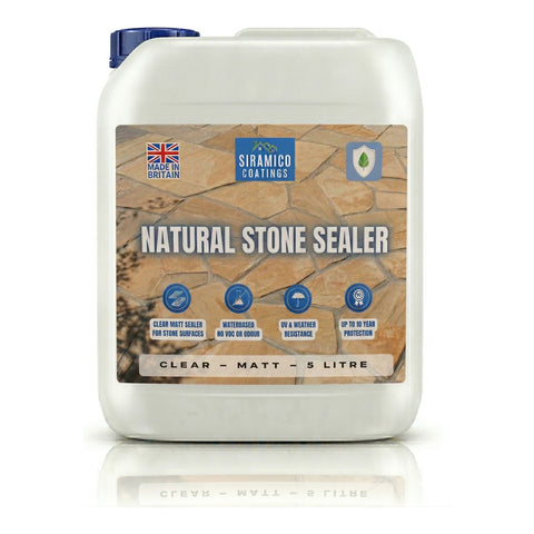Natural Stone Sealer – Breathable Impregnating Sealer | 5L | Sandstone, Limestone, Slate & Granite