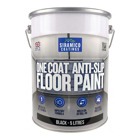 Floor Paint – One Coat Anti-Slip | Concrete, Garage & Wood Floors | 1L & 5L | Zero VOC