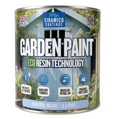 Garden Paint – 1 Litre - Eco Resin Premium One Coat Garden Paint for Garden Furniture