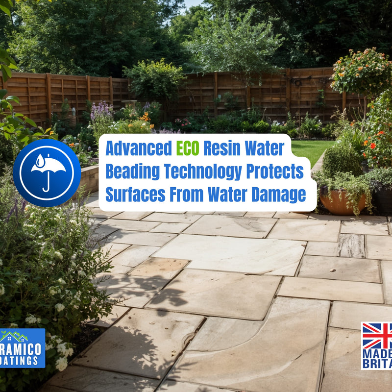 Patio Sealer I 5 litres I Matt Finish Patio & Paving Sealer for Indian Sandstone, Concrete, Brick & Block Paving I Waterproof, Stain Resistant, Outdoor & Indoor Floor Sealant