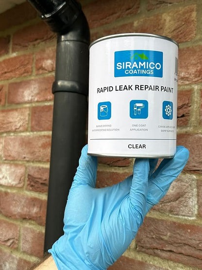 Rapid Leak Repair Paint | Clear - 1 Litre | Leak Prevention Solution