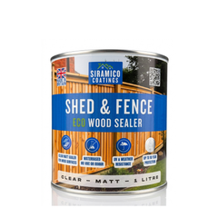 Siramico Coatings Shed & Fence Eco Wood Sealer – ECO Resin Technology | Wood Sealer & Protector for Outdoor Wood, Fences, Decking & Garden Structures