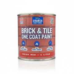 Brick & Tile Paint - Brick Red - 1, 2.5 & 5 Litre