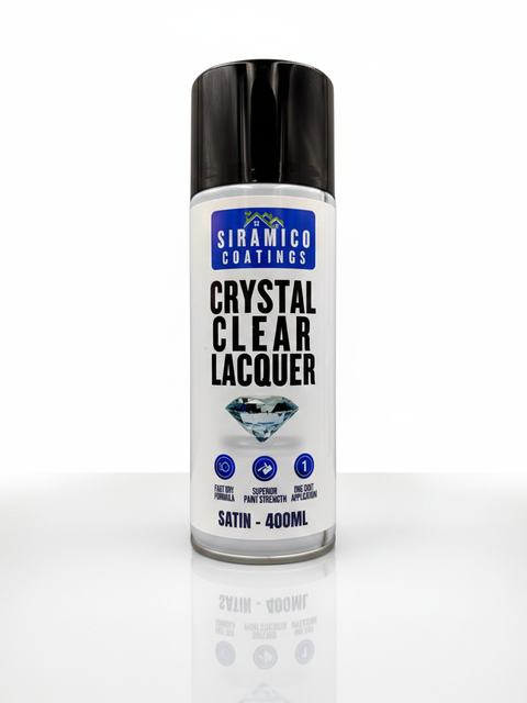 Crystal Clear Lacquer | Gloss, Satin & Matt - 400ml Aerosol | Multi-Surface Protection