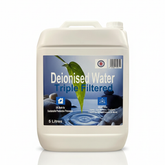 Deionised Water Triple Filtered 5 L  Ideal for Irons, Car Batteries, Windscreens
