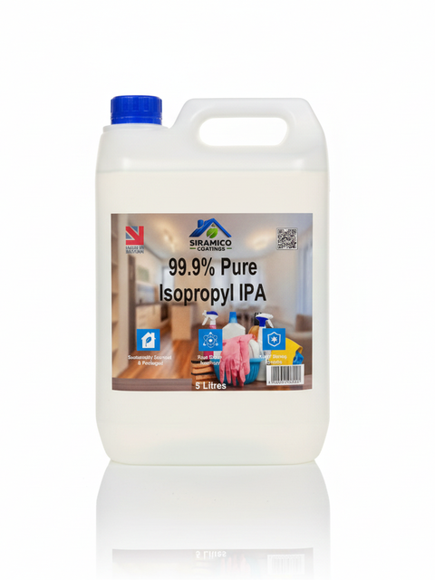 Siramico 99.9% Pure Isopropyl IPA Cleaning Sterilising Disinfectant Solvent 1 Litre or 5 Litres