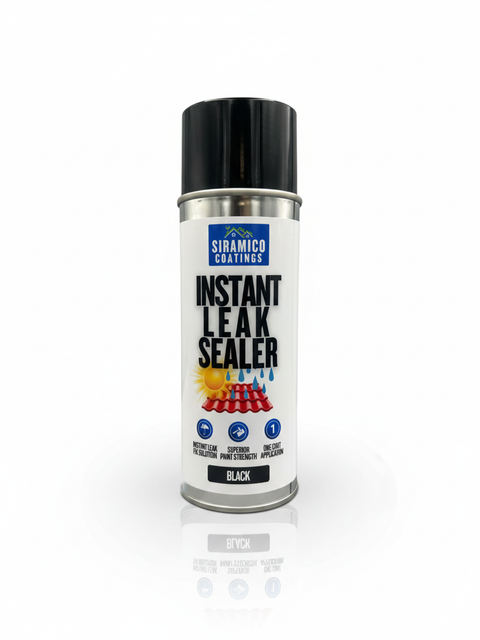 Instant Leak Sealer | Black, Grey, White & Clear - 400ml | Aerosol Spray