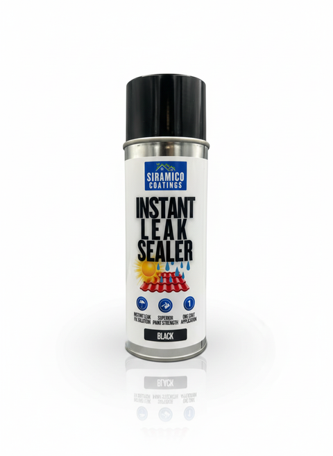 Instant Leak Sealer | Black, Grey, White & Clear - 400ml | Aerosol Spray
