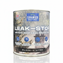 Leak-Stop™ Rapid Roof Repair | Black - 1 or 2.5 Litres | Instant Leak Prevention Solution
