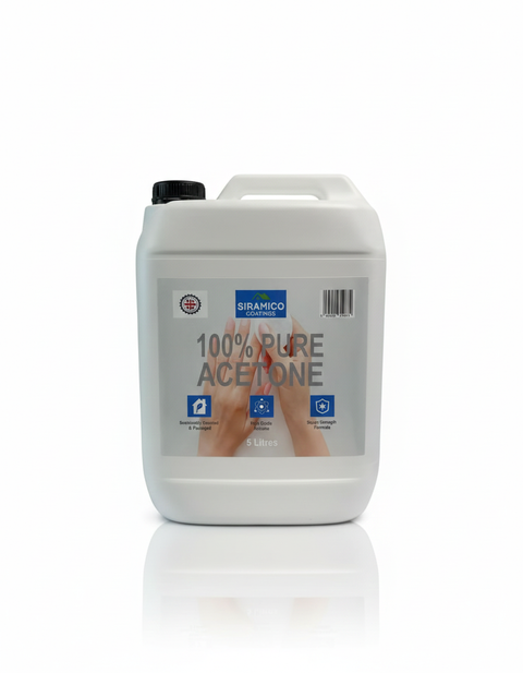 Pure Acetone 5 L Nail Polish Remover Removes All Types of Nail Polish, Gels