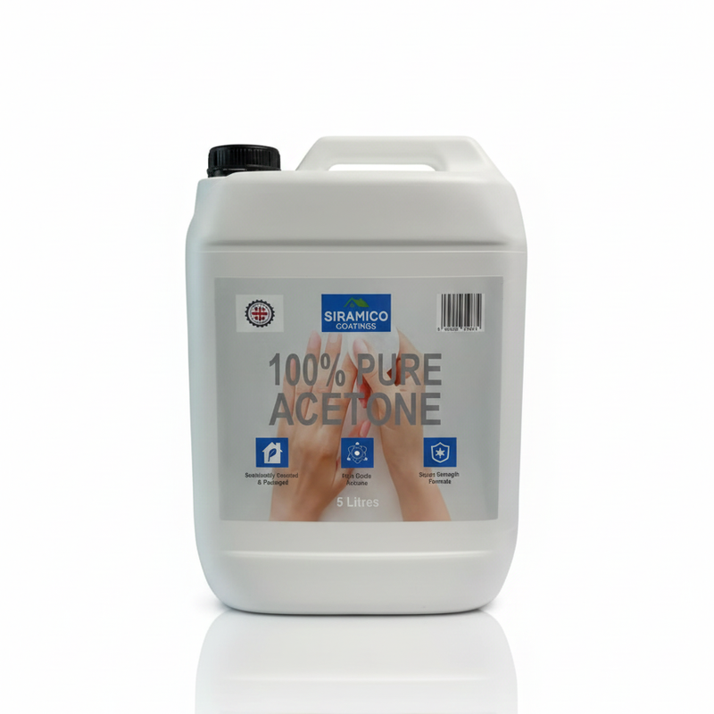 Pure Acetone 5 L Nail Polish Remover Removes All Types of Nail Polish, Gels