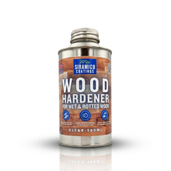 Siramico Coatings | Wood Hardener for Rotted Wood | 500ml | Clear Deep Penetrating Wood Hardener | Treats All Types of Timber