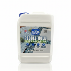 Pebble Hold Pour On ECO-Resin™ Glue Binder | 5 litres - 8m² | Waterbased Binder for Pebbles & Stones on Borders, Patios & Garden Paths. Non Toxic & Pet Friendly