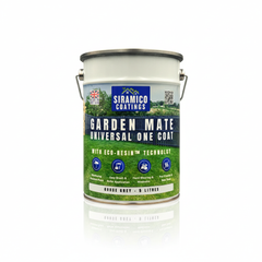 Garden Mate - One Coat Universal Eco-Resin™ Garden Paint - 5 Litres - White - Goose Grey - Anthracite Grey - Deep Black - Brick Red