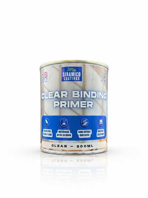 Clear Binding Primer I Water-Based Acrylic Sealer & Surface Stabiliser for Peeling Paint, Flaking Plaster, Chalky Walls I Deep Penetration, Breathable & Durable Bond
